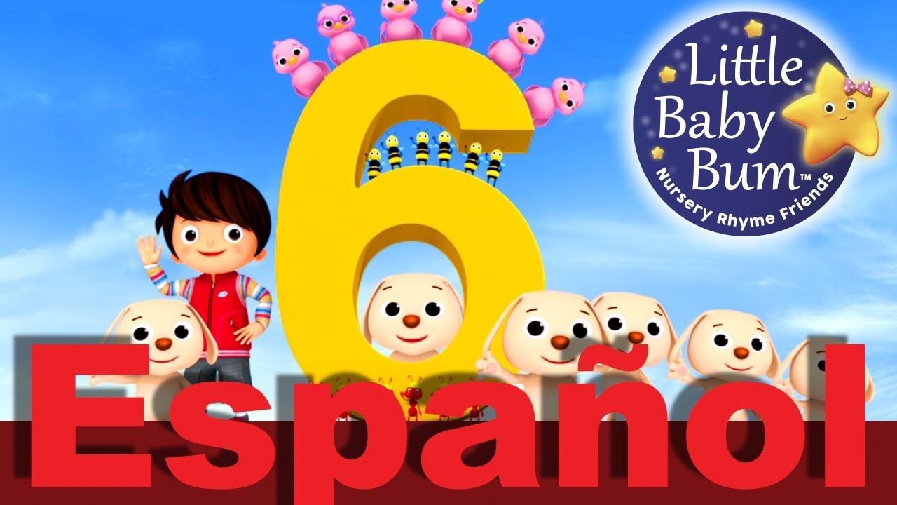 El número 6 | Canciones infantiles | LittleBabyBum