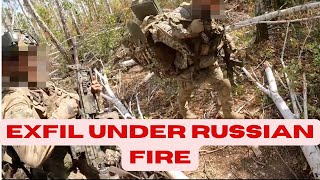 Canadian legionnaires in Ukraine under fire during exfil (Go Pro)