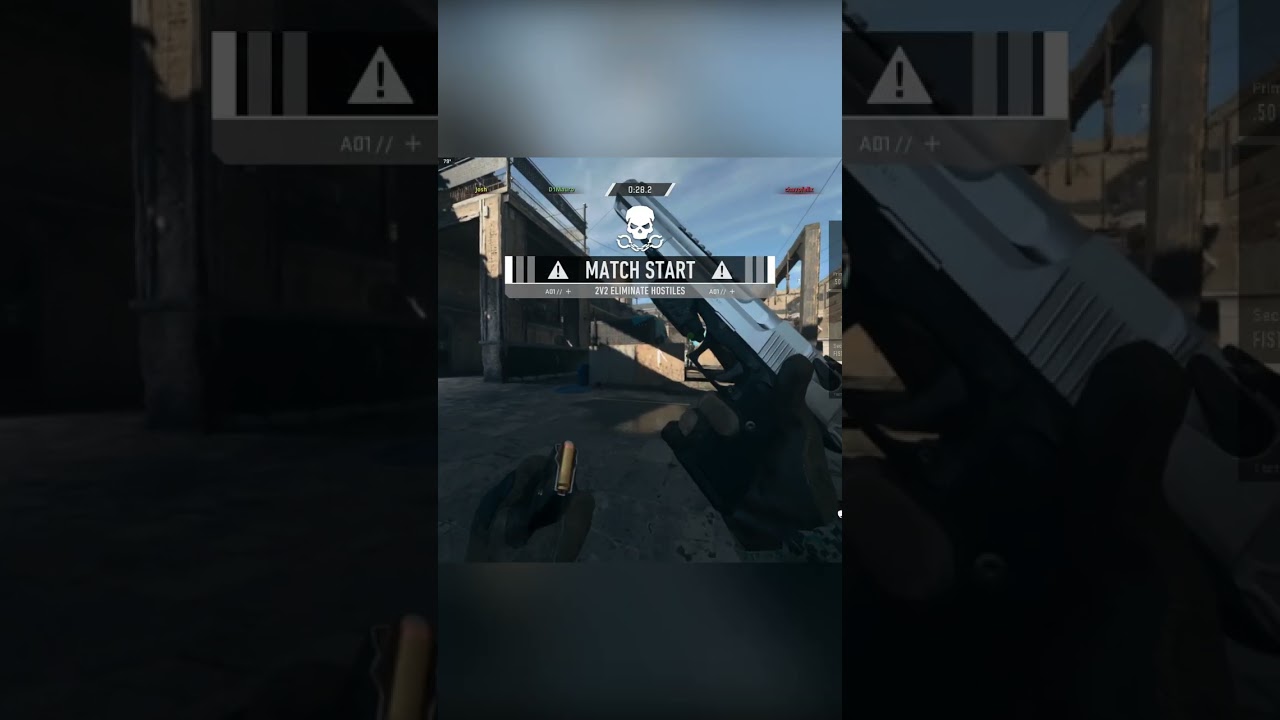 Inspecting the gun to make sure it works in Gulag | Warzone 2 - 