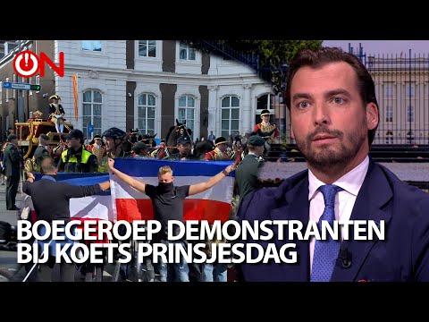 Boegeroep van demonstranten naar de koets op #Prinsjesdag. Thierry Baudet reageert -Ongehoord Nieuws