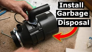 Installing Garbage Disposal DIY: Insinkerator Badger 5 Installation