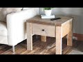 Easy to Build Nightstand or End Table with Drawer #anawhite