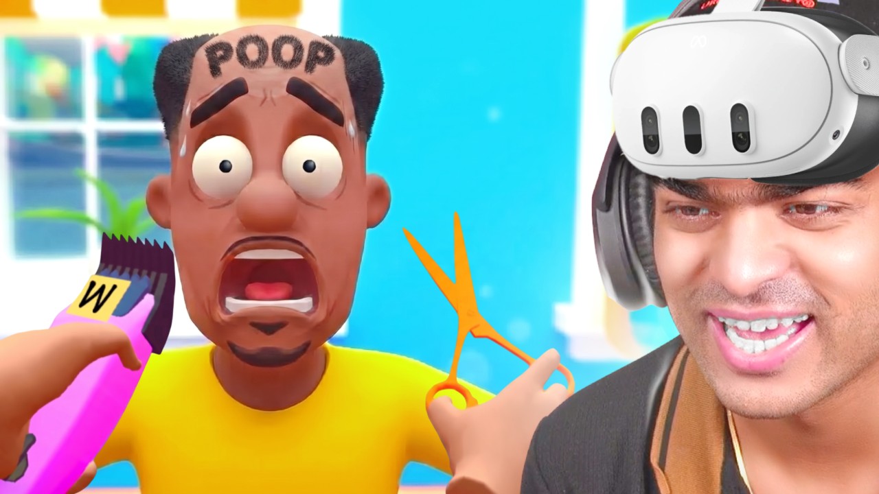 I Became a BARBER in VR