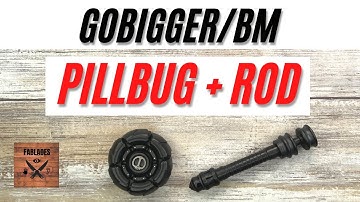 How to install Black Mirror Design Zirc Rod onto Gobigger Pillbug Fidget Toy. Fablades Review