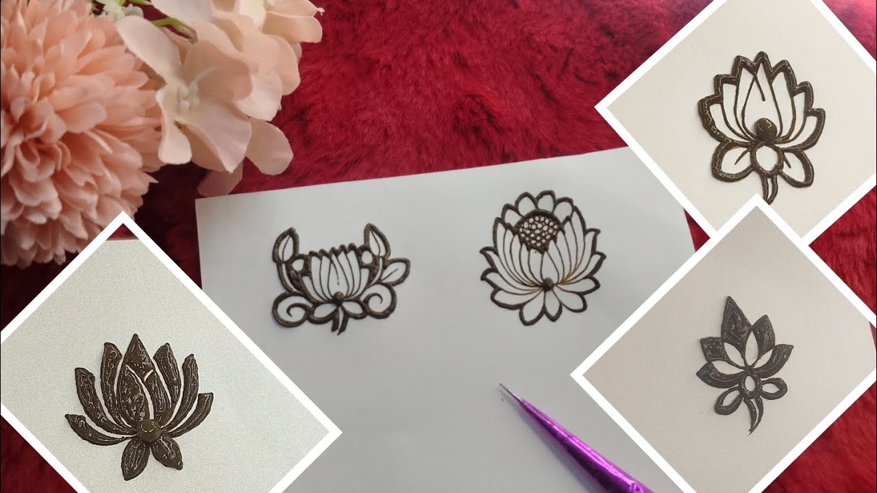 5 Types of Lotus Mehendi Designs | Easy & Beautiful Mehndi for Hands | Mehendi Spark