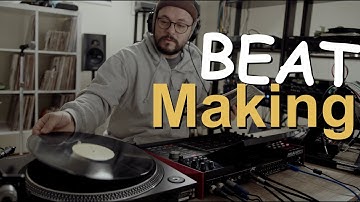 Digging for samples from records - making a beat on the Mpc X