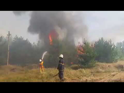 В Павлограде горит - видео с места событий