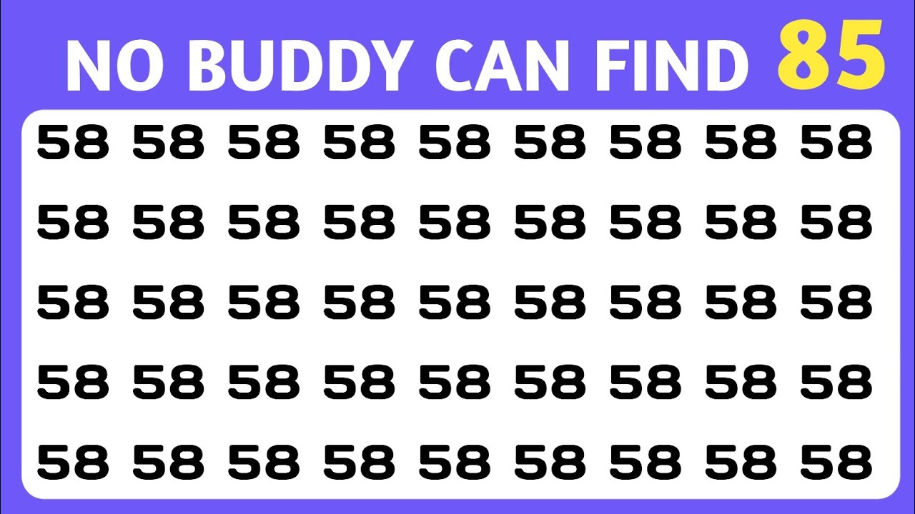 Find the odd one out | Number and letter edition | Oddity spotting ...