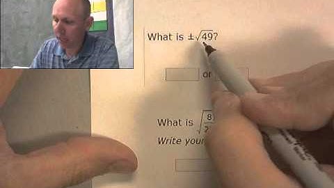 BARRE Alg A.6 Numbers Square roots