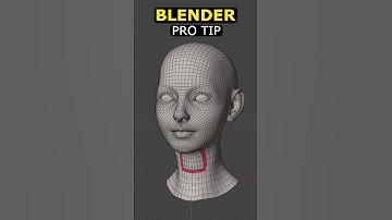 Pro Tip For Better Topology #blender #3d #cgi #animation