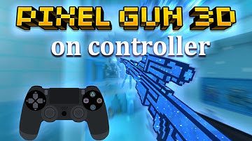 Trying CONTROLLER in Pixel Gun 3D for the 1st Time!