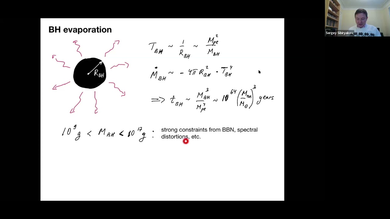 Black hole catalysis of false vacuum decay: The semiclassical decay rate and... - Sergey Sibiryakov