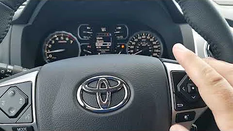 Toyota Tundra blind spot monitor and rear cross traffic alert