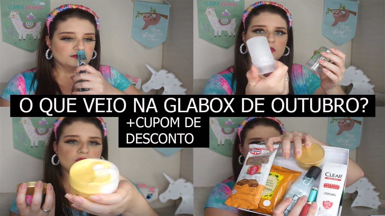 GLAMBOX CLEAN BEAUTY - EDIÇÃO OUTUBRO - RECEBI 215,00 EM PRODUTOS