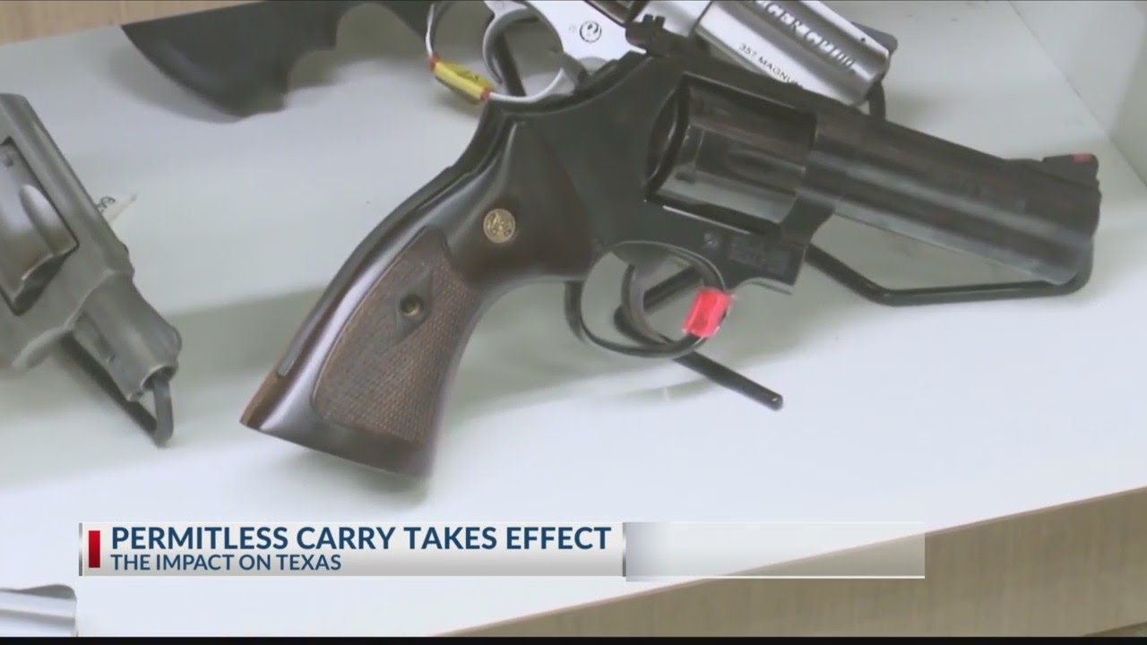 The Texas permitless carry law goes into effect Wednesday. Here's what ...