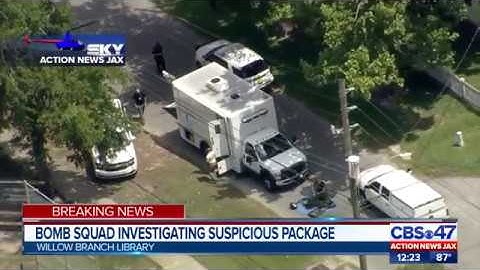 Bomb squad investigating suspicious package