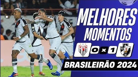Atlético GO 0 x 1 Vasco Melhores Momentos COMPLETO Brasileirão 2024