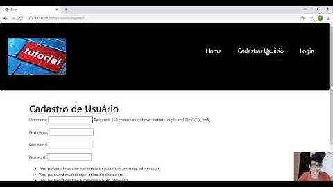 Aula 14 - Python 3 com Django - Incluindo email no cadastro do usuário
