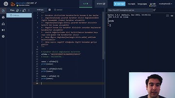 Kolay Yoldan Python Programlama Öğrenin - Ders 007 - Karakter Dizileri