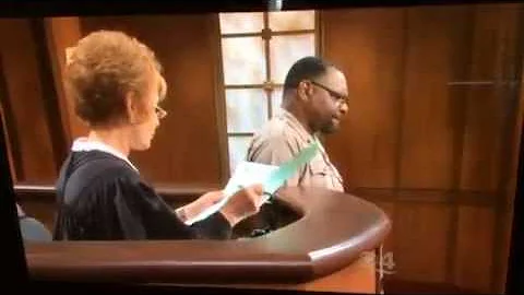Judge Judy scolds Court Officer Byrd who shows som...