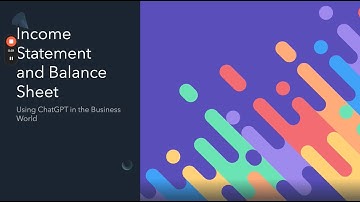 Income Statement and Balance Sheet Made Easy with ChatGPT