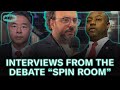 Michael Tracey Presses Lawmakers in Debate Spin Room on Dick Cheney, Israel, and More