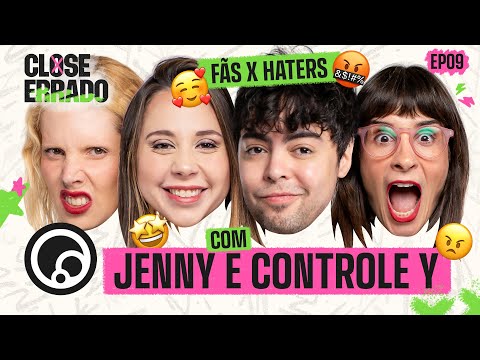 DISTORCENDO FALAS e FAZENDO ARTESANATO com JENNY PRIOLI E CONTROLE Y | Close Errado T2EP9