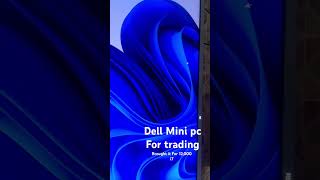 Budget trading set-up for beginners . Tv for trading , mini pc dell