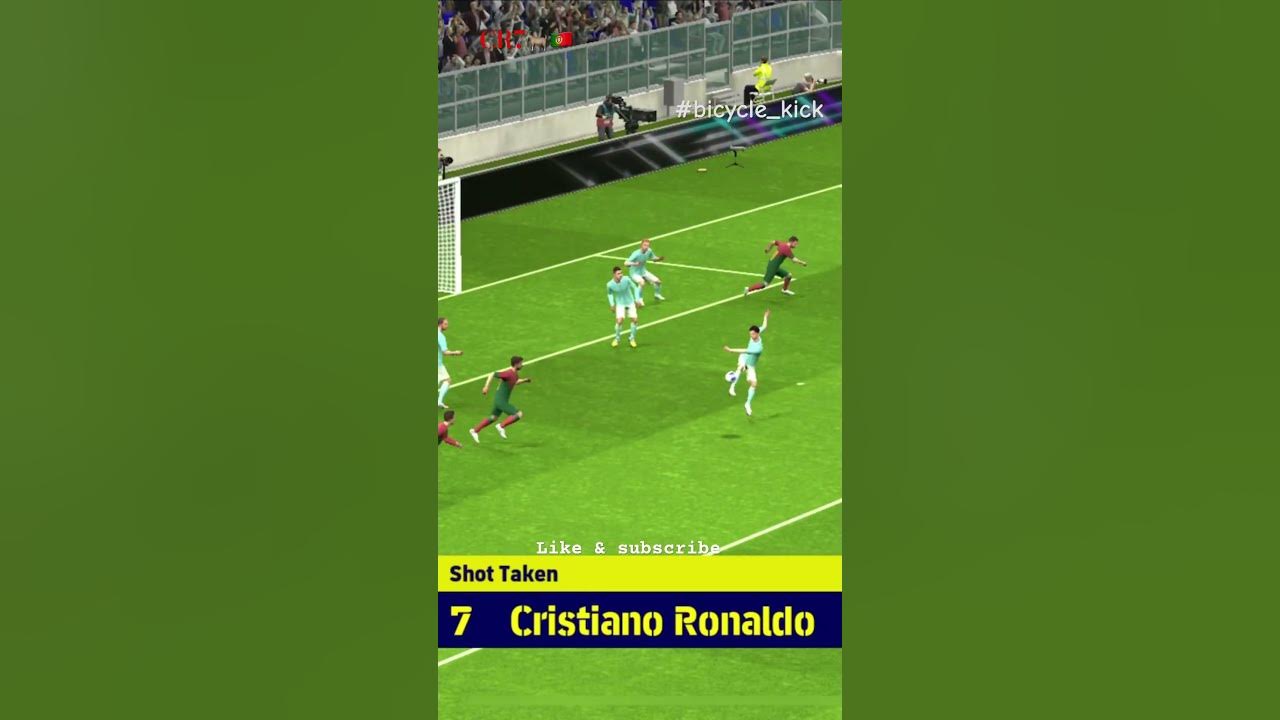 Cristiano ronaldo bicycle kick. Efootball2024 gaming ronaldo cr7 bicyclekick 2023 shorts