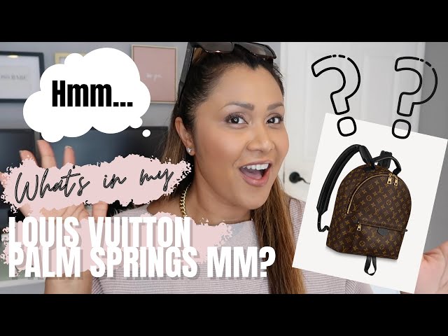 What's in My Bag  Louis Vuitton Palm Springs MM 