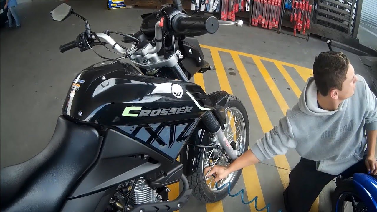 CALIBRAGEM DOS PNEUS - NOVA CROSSER 150 2023 - YouTube