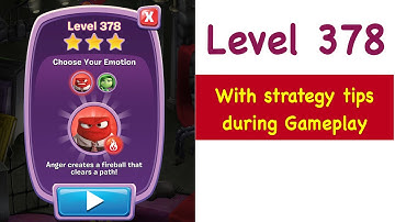 Inside Out Thought Bubbles Level 378 Tips and Strategy Gameplay Walkthrough