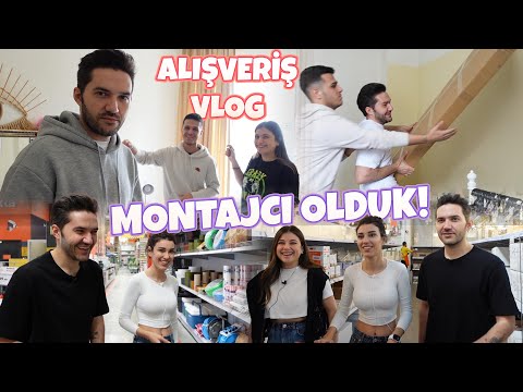 Alışveriş vlog / Montajcı olduk!