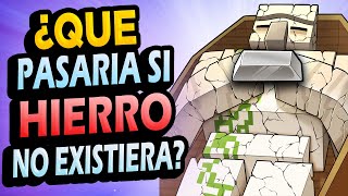 ¿Qué Pasaría Si el HIERRO NO Existiera en Minecraft?