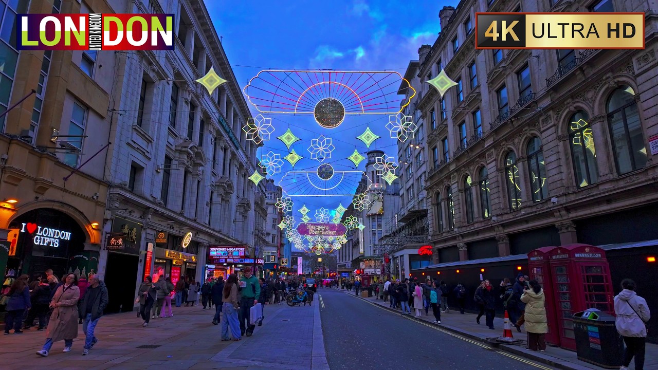 London Walking Tour 2026 🇬🇧 Bond Street, Oxford Street & Ramadan Lights [4K60]