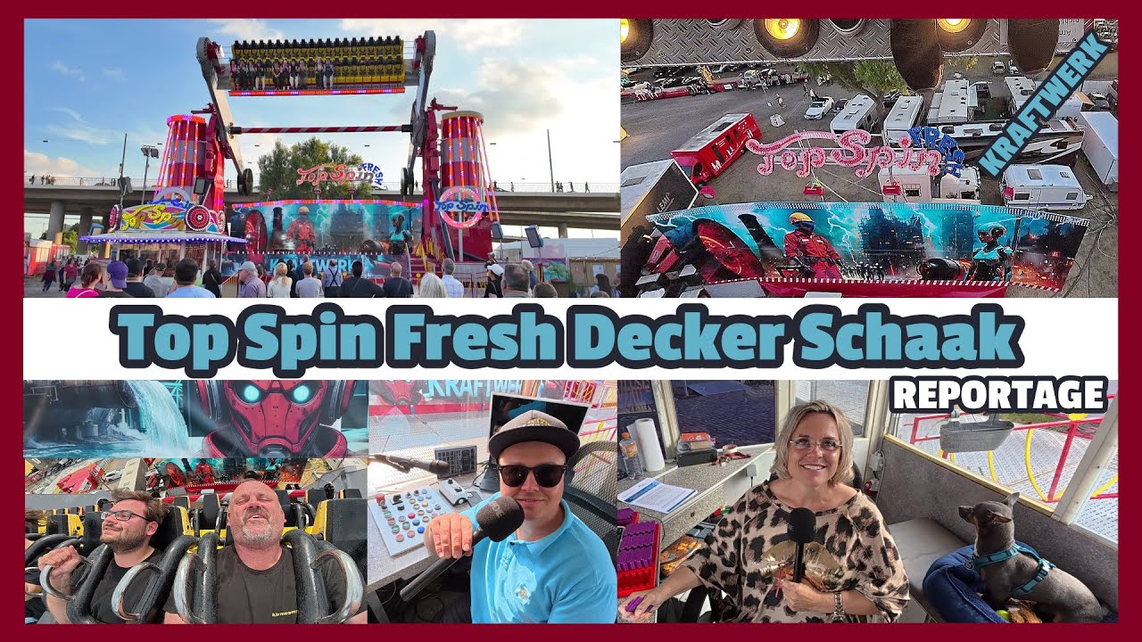Reportage Rheinkirmes Düsseldorf 2025 Top Spin Fresh Decker-Schaak mit neuen Thema