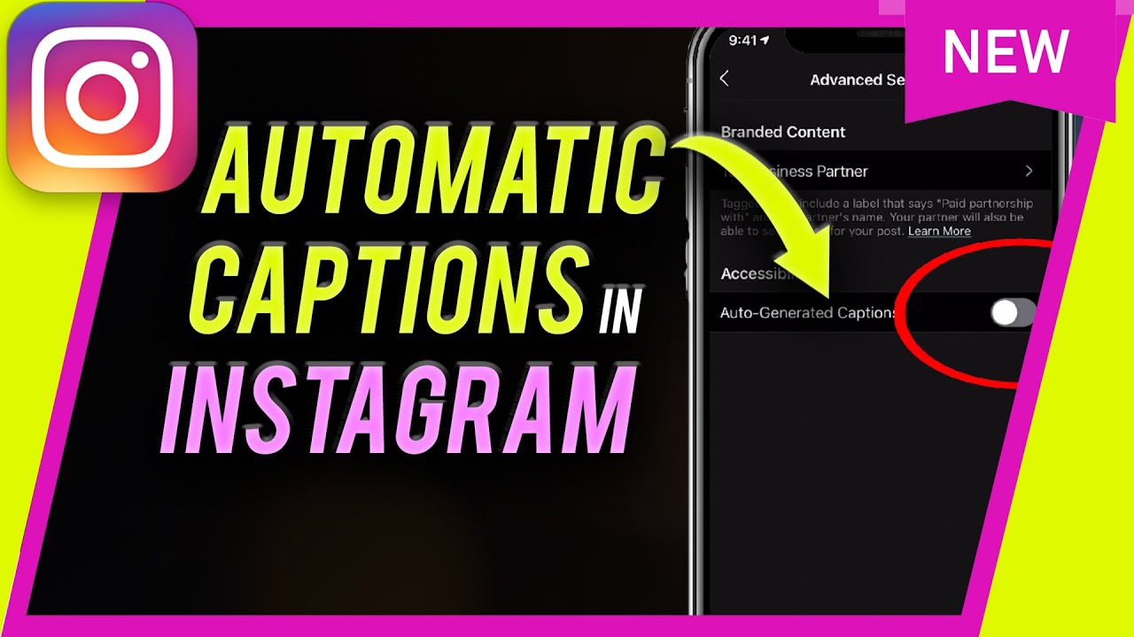 Instagram has automatic captions now, and they look slick