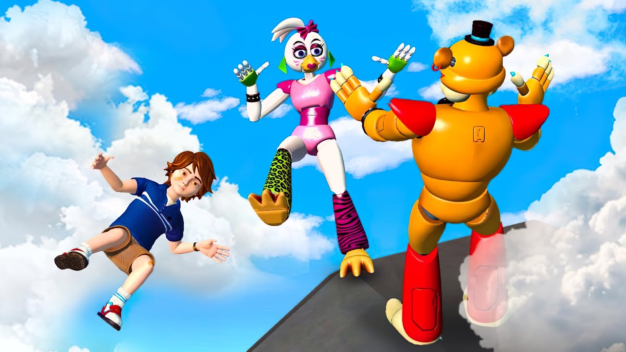 FNAF Security Breach: Epic Ragdolls Fall/Fails [GMOD] Part. 55 - YouTube
