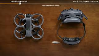 DJI Avata 2 - Connection and Linking with the DJI Goggles 3