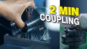 Two-minute demonstration of factory-produced couplings for drives and overload protection.