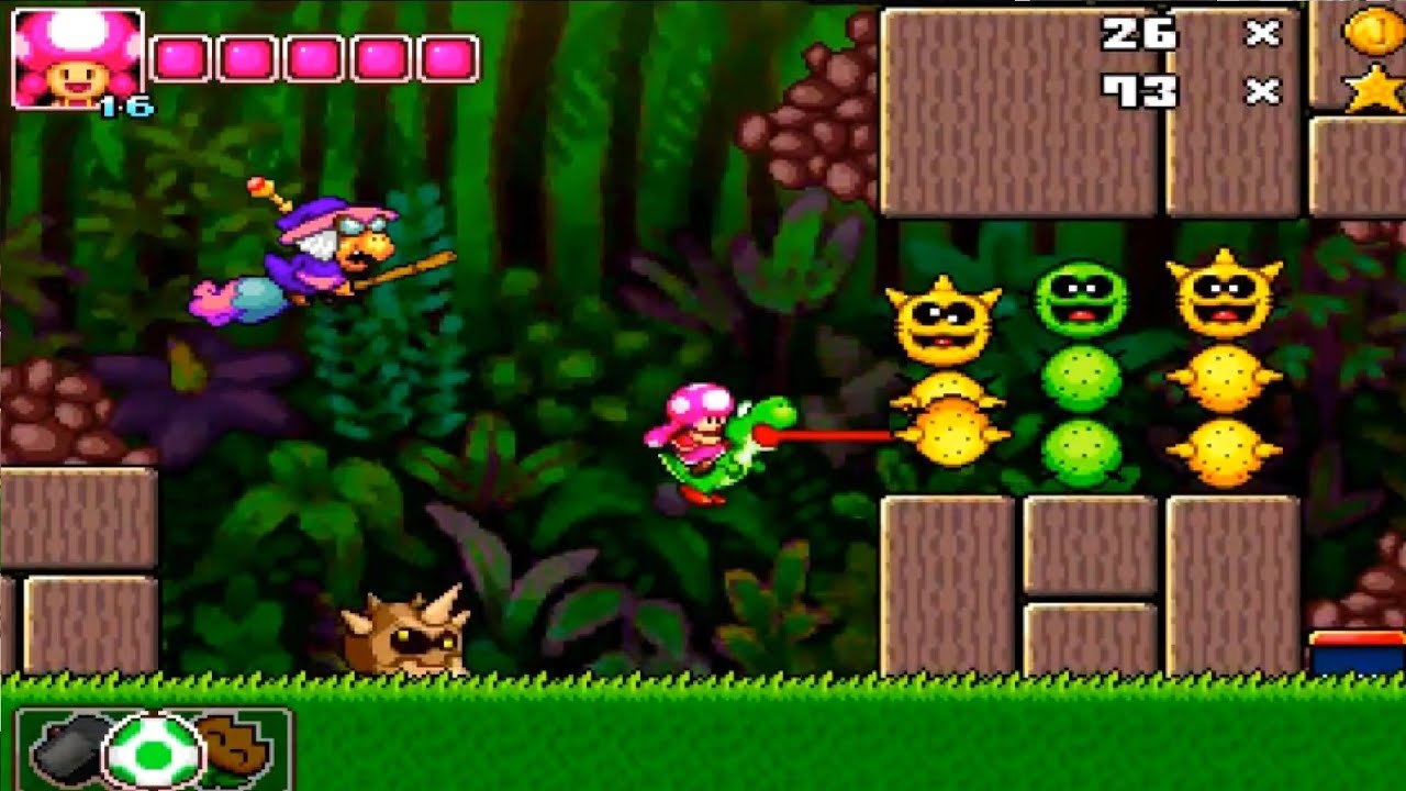 Toadette Strikes Back! HD 100% World 1 & 2: Toadsville & Forbidden Fortress