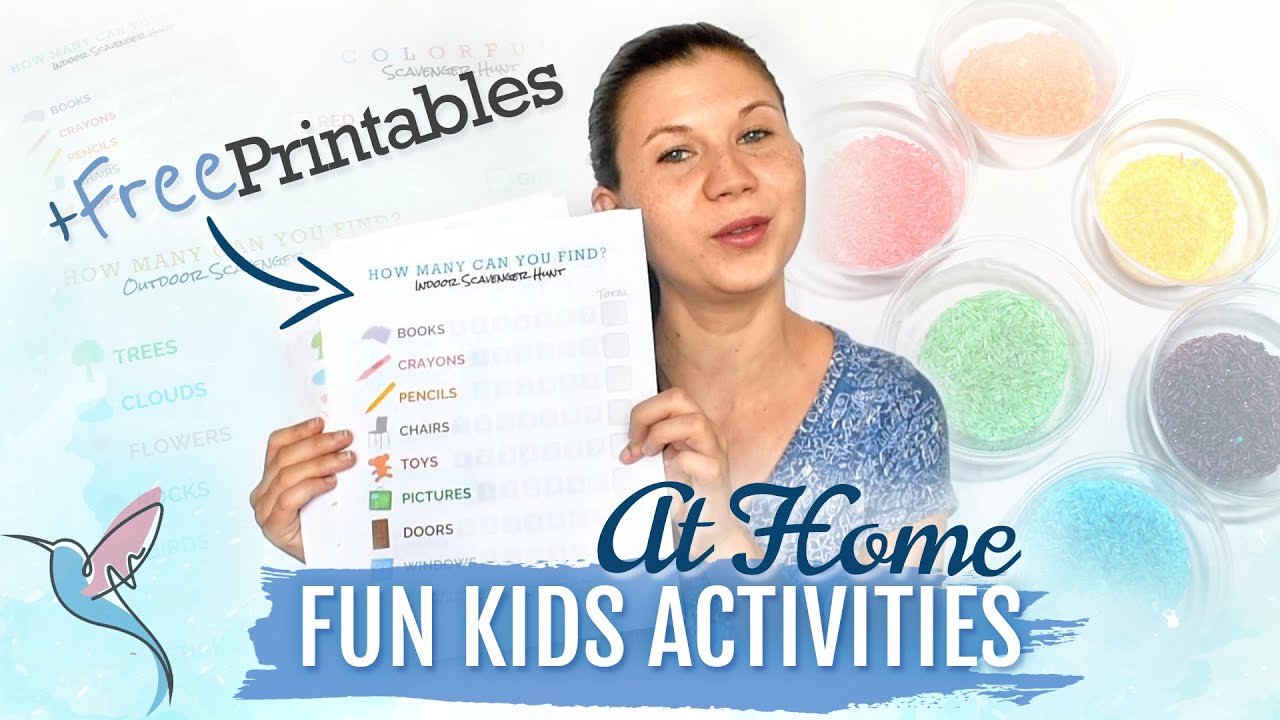 educational activities for kindergarten at home