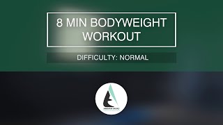 8 MINUTE BODYWEIGHT / Home Workout | Ardian Tafaj