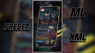 Preset Ml Dj Ngocok Dingin Keringetan Viral Tiktok