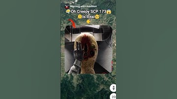 😶‍🌫️😱 I Found A Vary Strange Creepy SCP 173 In Google Earth and google map 🗺️!? #shorts #trending