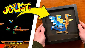 Turning classic arcade game 2D sprite into 3D shadow box ART!