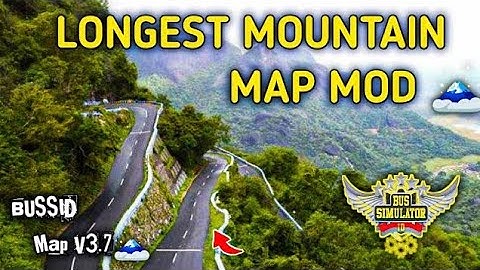 Jungle map mod  3.7 🌴- jungle road map mod for bussid || bus simulator Indonesia mod | bussid mod