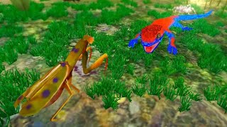 Best Animal Games - Mantis Life and Hunting Simulator Android Gameplay screenshot 4