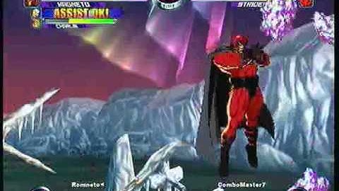 MvC2 Online (360): Brett (RomSlash) vs Combomaster7 (Guile/Mag/Strid) 8 .:4.16.10:.