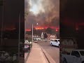 Wildfire Rages Near Meredith Canyon California